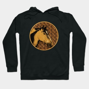 I Love Horses Sign Hoodie